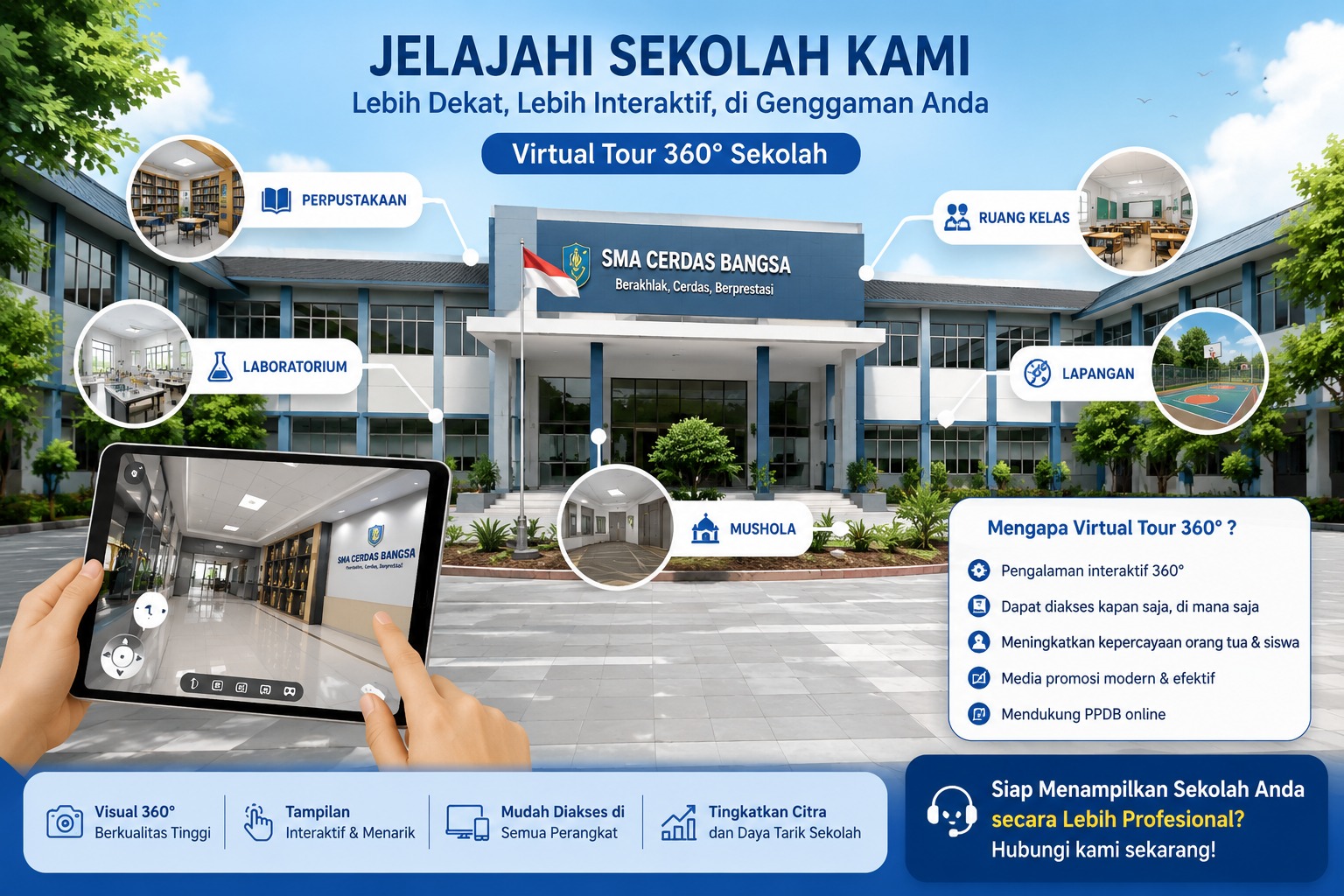 Jasa 360 Virtual Tour Sekolah