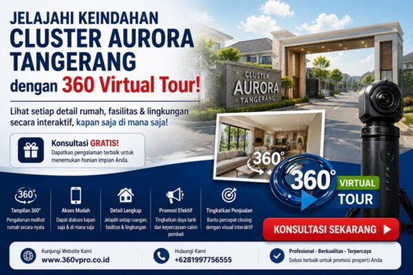 360 Virtual Tour Cluster Aurora Tangerang